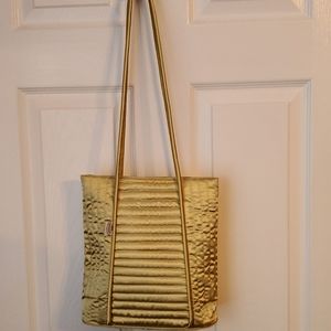 Vintage NaRa Ya Gold Tote